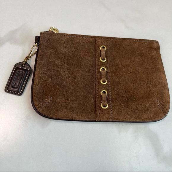 Coach suede leather mini purse wallet - Picture 13 of 13
